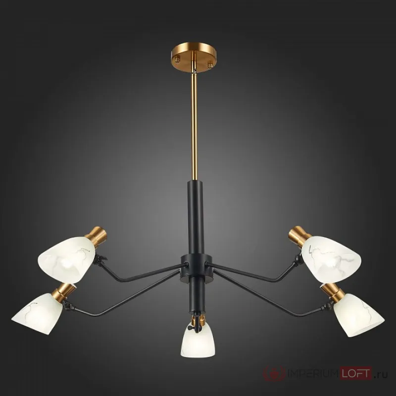 Люстра на штанге EVOLUCE Lita SLE205403-05 от ImperiumLoft