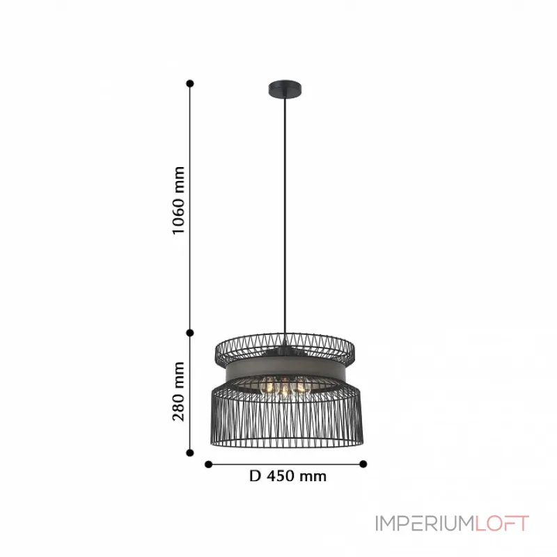Подвесной светильник Favourite Korb 2363-2P  Подвесной светильник Favourite Korb 2363-2P