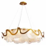 Подвесная люстра Stilfort Sweet 2130/03/10P Цвет плафонов прозрачный Цвет арматуры золото