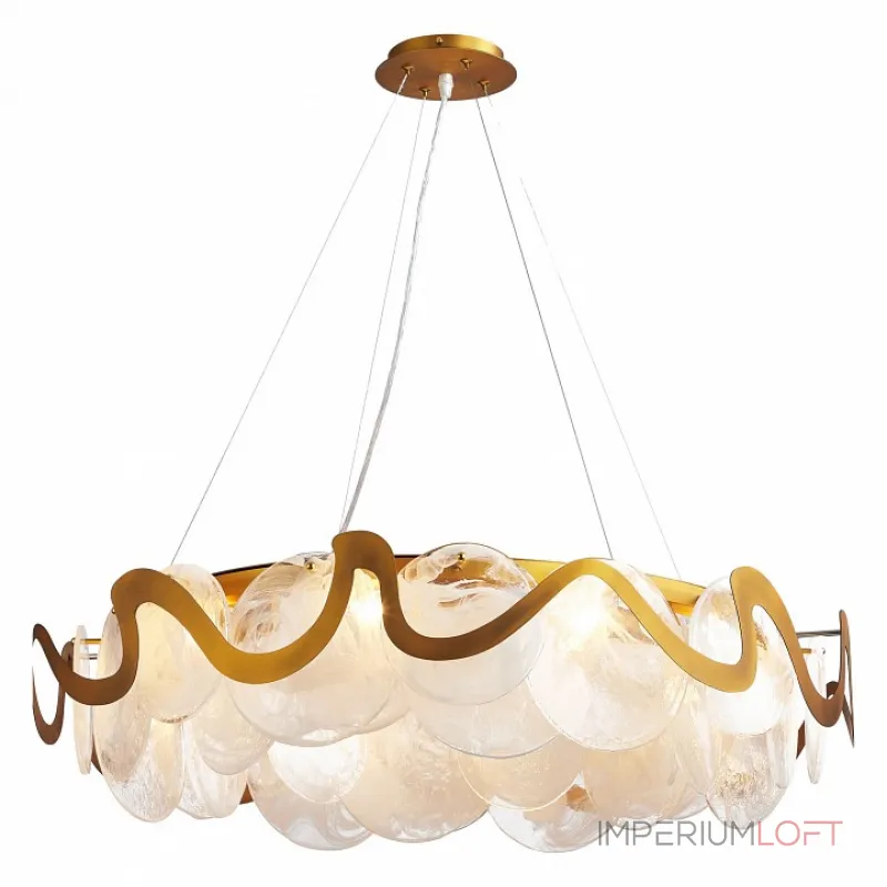 Подвесная люстра Stilfort Sweet 2130/03/10P Цвет плафонов прозрачный Цвет арматуры золото Подвесная люстра Stilfort Sweet 2130/03/10P Цвет плафонов прозрачный Цвет арматуры золото