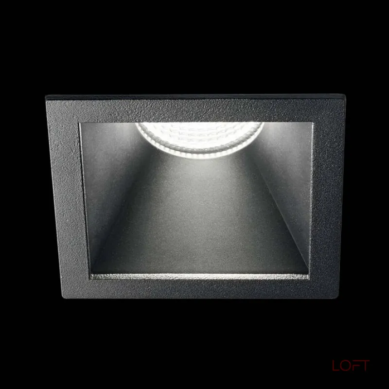 Встраиваемый светильник Ideal Lux Game Square GAME SQUARE BLACK BLACK Цвет арматуры белый