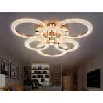 Накладной светильник Ambrella Original 1 FA418/3+3 GD золото 90W 580*540*120 (ПДУ РАДИО 2.4G) Цвет арматуры золото Цвет плафонов прозрачный от ImperiumLoft