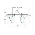Встраиваемый светильник Donolux DL212 DL212G