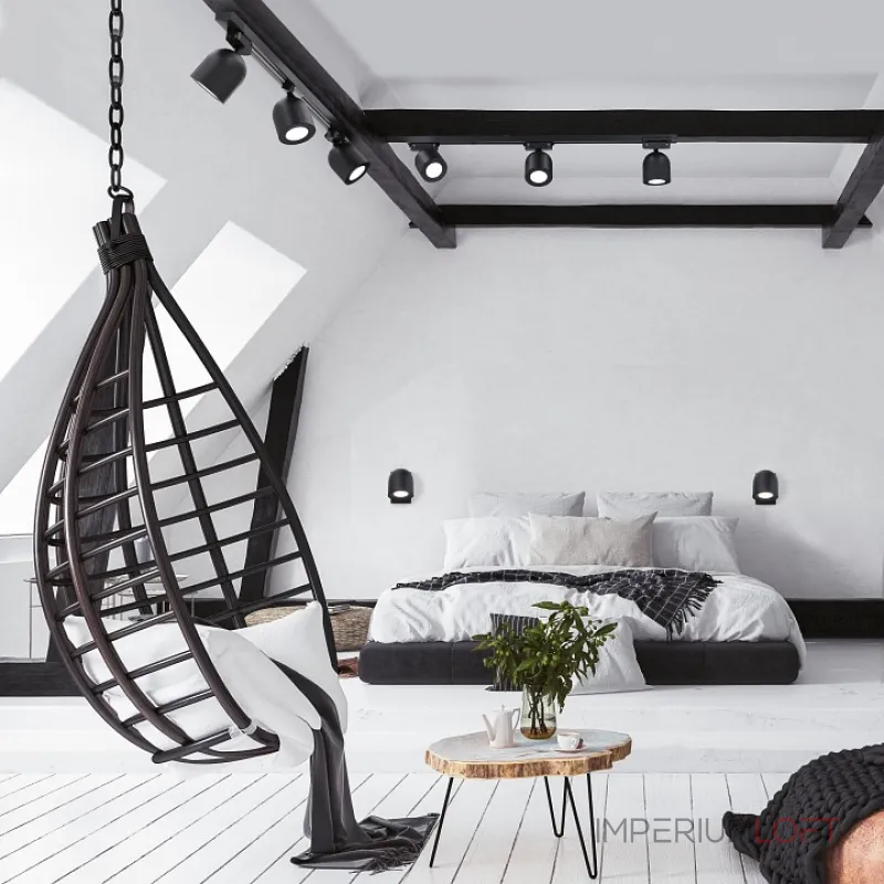 Бра Elektrostandard 1009 a047871 Цвет плафонов черный Цвет арматуры черный от ImperiumLoft