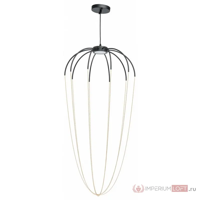 Подвесной светильник MW-Light Стелла 412010701 Цвет арматуры черный Цвет плафонов золото от ImperiumLoft