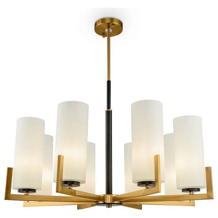 Подвесная люстра Maytoni Fortano MOD089PL-08BS Цвет арматуры латунь Цвет плафонов белый от ImperiumLoft