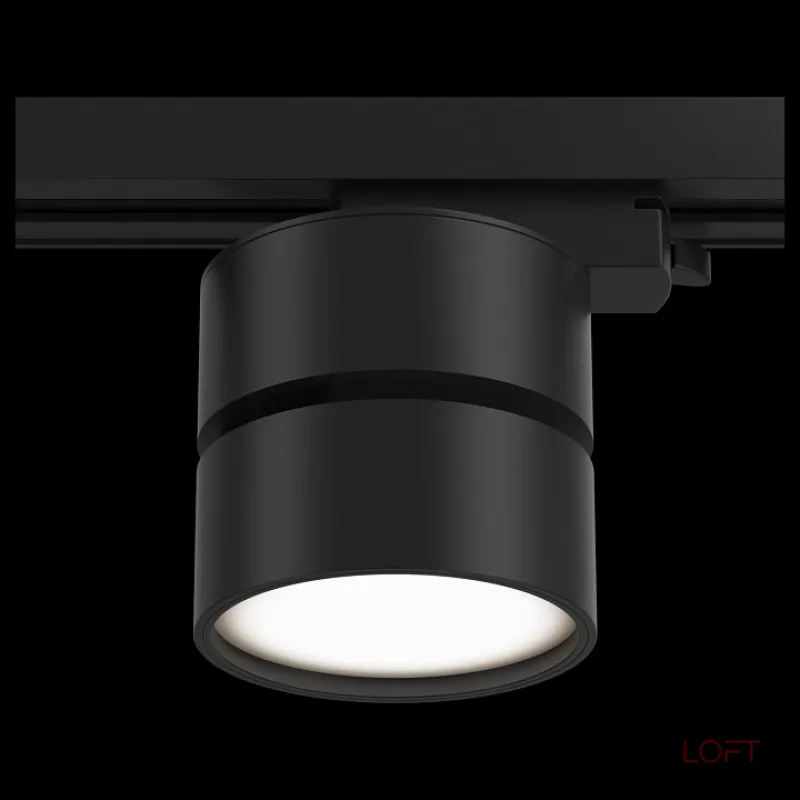 Накладной светильник Maytoni Track lamps 2 TR007-1-12W3K-B Цвет арматуры черный Цвет плафонов черный