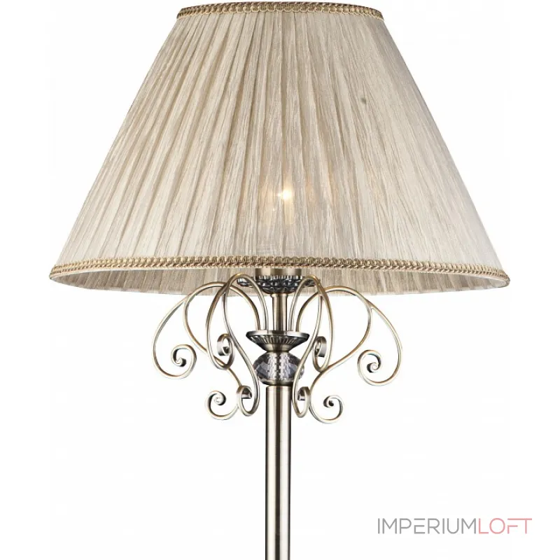 Торшер Arte Lamp Charm A2083PN-1AB Цвет арматуры бронза Цвет плафонов кремовый от ImperiumLoft