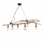 Подвесная люстра Ideal Lux Driftwood DRIFTWOOD SP6 Цвет арматуры коричневый от ImperiumLoft