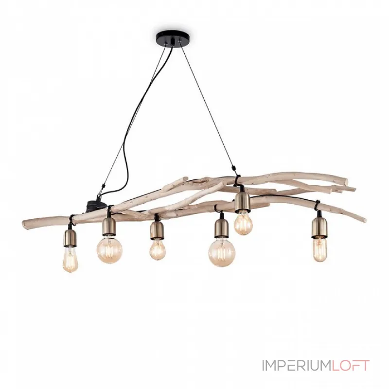 Подвесная люстра Ideal Lux Driftwood DRIFTWOOD SP6  Подвесная люстра Ideal Lux Driftwood DRIFTWOOD SP6