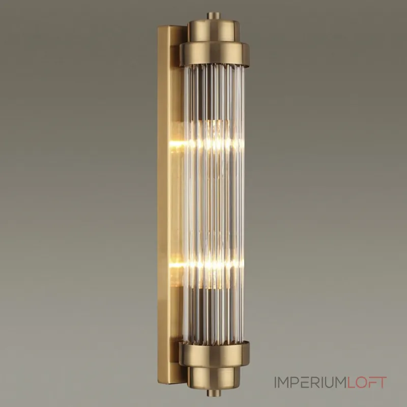 Бра Odeon Light Lordi 4821/2W Цвет плафонов прозрачный Цвет арматуры бронза