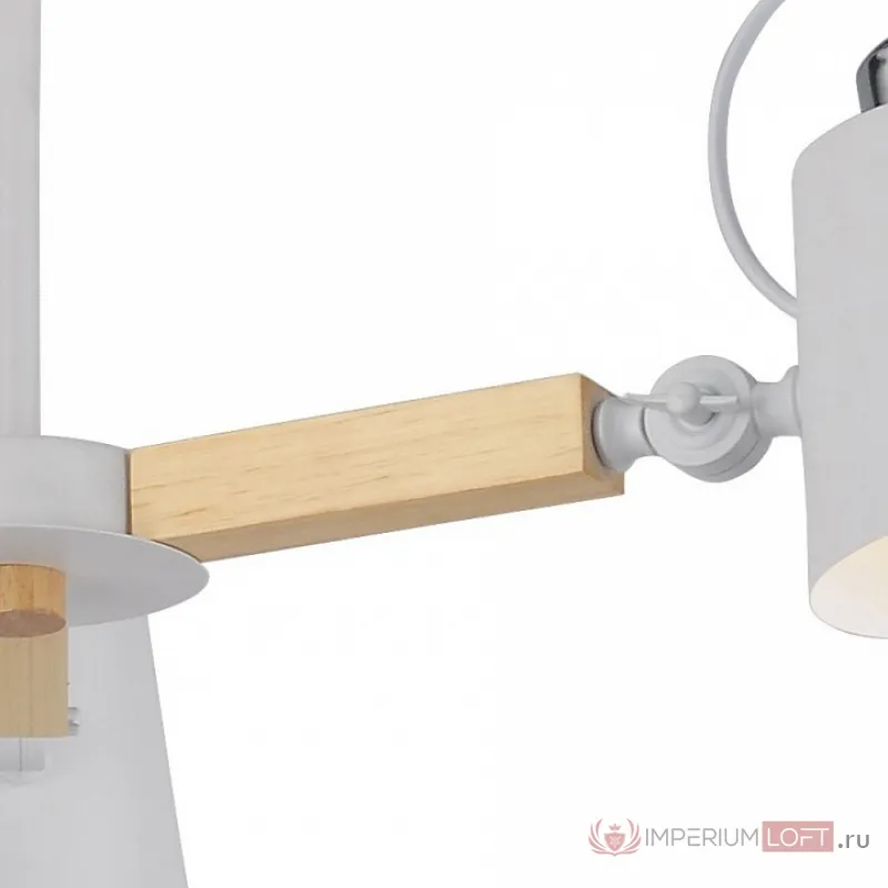 Люстра на штанге Arte Lamp 7141 A7141PL-3WH Цвет арматуры белый Цвет плафонов белый от ImperiumLoft