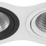 Встраиваемый светильник Lightstar Intero 111 i936060706 Цвет арматуры черно-белый от ImperiumLoft
