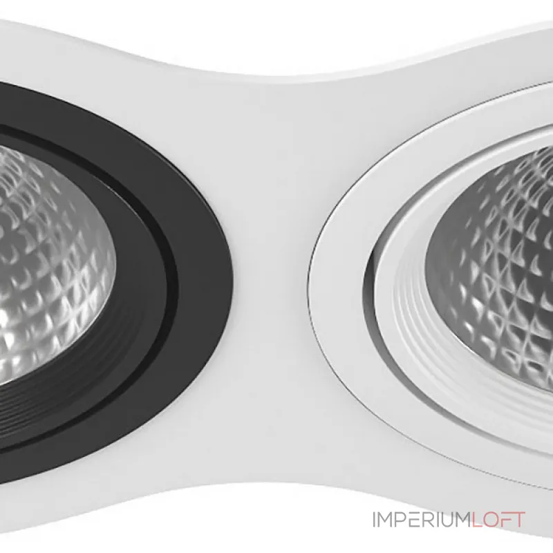 Встраиваемый светильник Lightstar Intero 111 i936060706 Цвет арматуры черно-белый