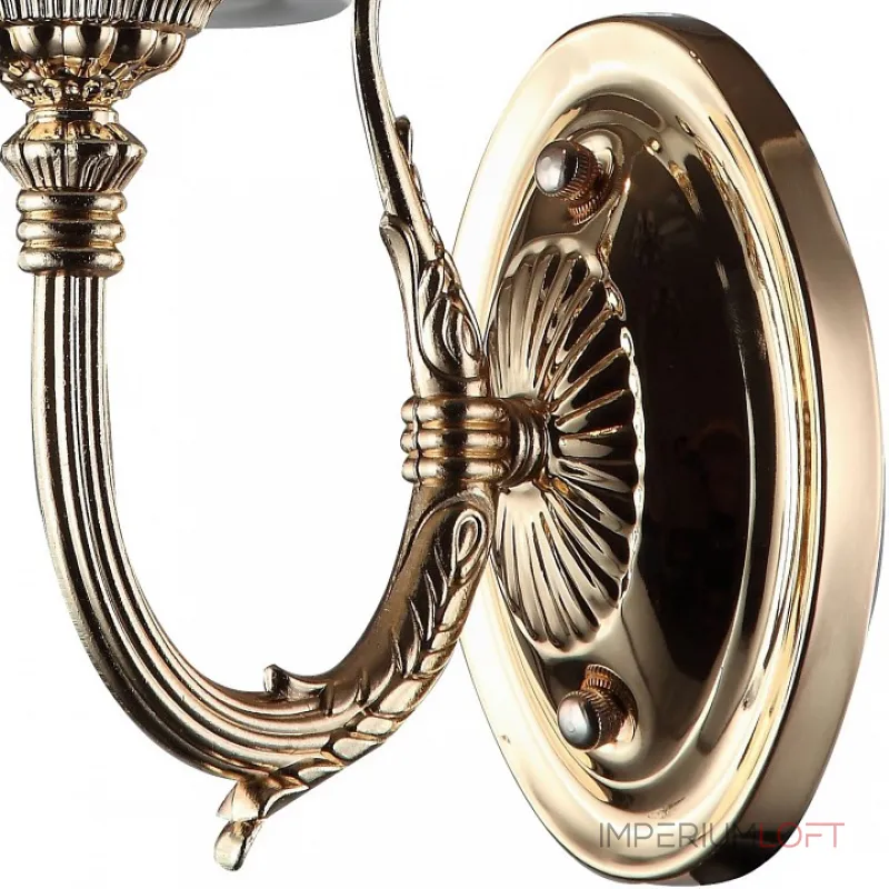 Бра Arte Lamp 5966 A5966AP-1WG Цвет арматуры золото Цвет плафонов белый