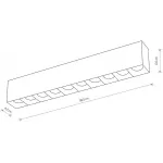 Накладной светильник Nowodvorski Midi Led 10060