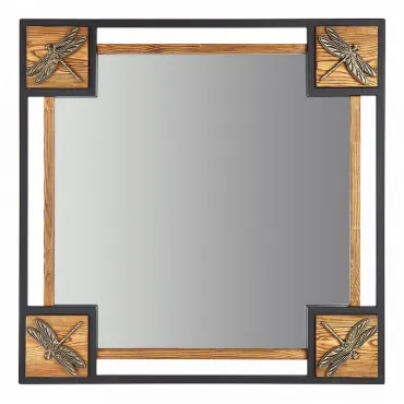 Зеркало настенное (72x72 см) Стрекозы V20042