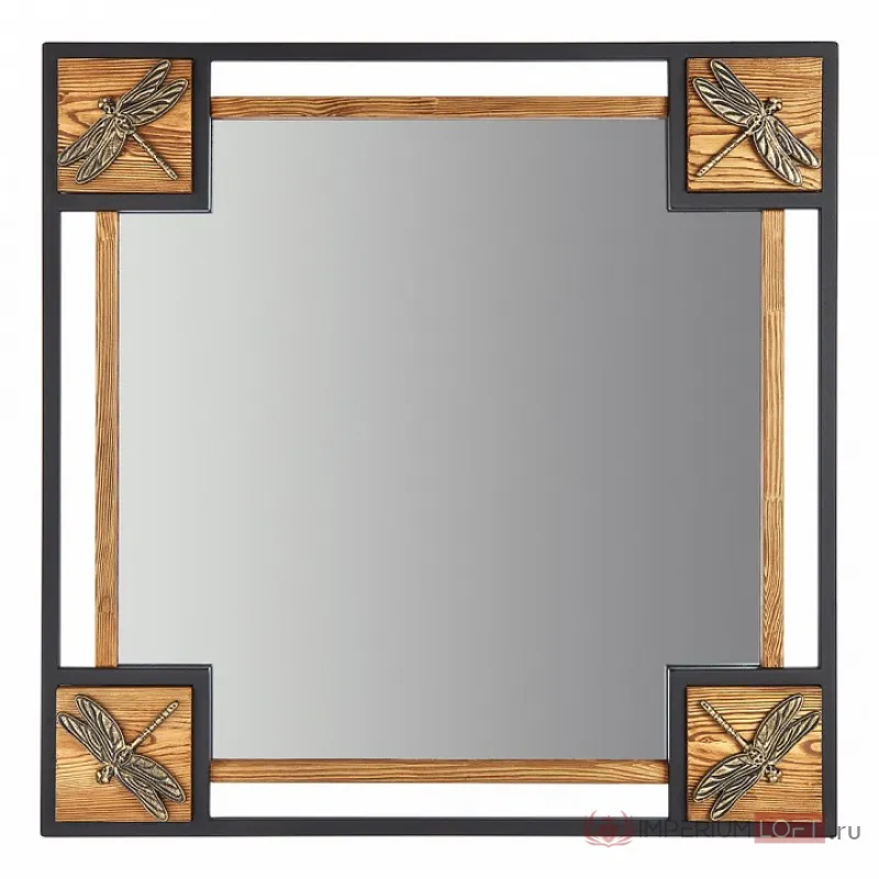 Зеркало настенное (72x72 см) Стрекозы V20042 от ImperiumLoft