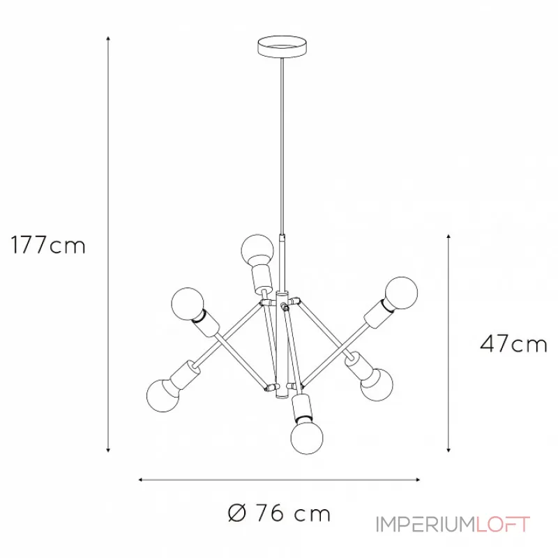 Подвесная люстра Lucide Lester 21424/06/30 Подвесная люстра Lucide Lester 21424/06/30