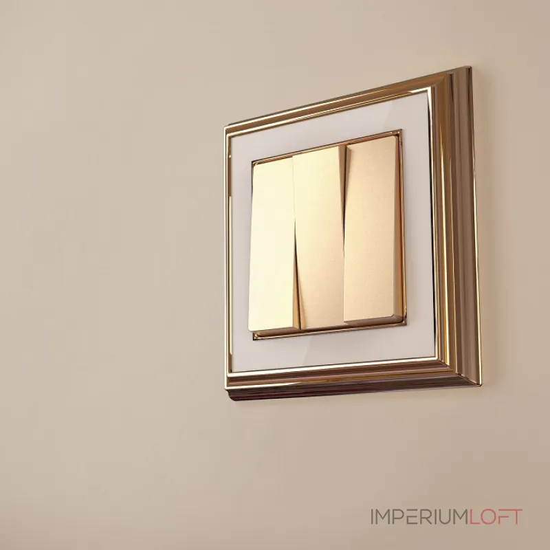 Клавиши для выключателя трехклавишного Werkel шампань W1139011 (шампань) от ImperiumLoft