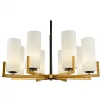 Подвесная люстра Maytoni Fortano MOD089PL-08BS Цвет арматуры латунь Цвет плафонов белый от ImperiumLoft
