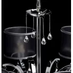 Подвесная люстра MW-Light Федерика 82 379019108 Цвет арматуры хром Цвет плафонов черный от ImperiumLoft