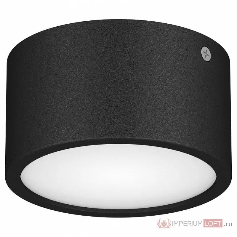 Накладной светильник Lightstar Zolla Cyl LED-RD 211917 Цвет плафонов белый Цвет арматуры черный от ImperiumLoft