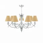 Подвесная люстра Lamp4You Eclectic 16 M2-07-CR-LMP-O-23 Цвет арматуры хром Цвет плафонов желтый от ImperiumLoft