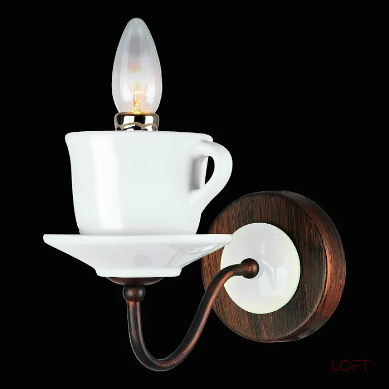 Светильник на штанге Arte Lamp Servizio A6483AP-1WH Цвет арматуры разноцветный Цвет плафонов зеленый