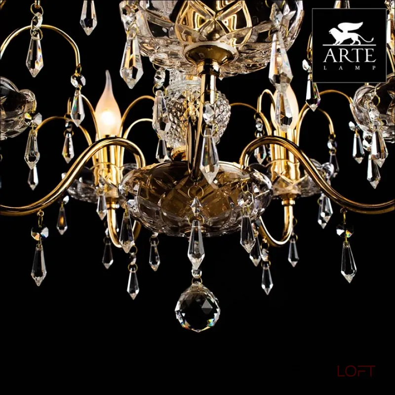 Подвесная люстра Arte Lamp Sparkles A3054LM-5GO 