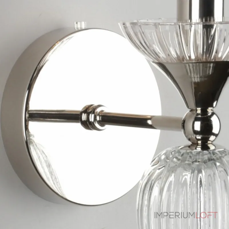 Бра Aployt Kinia APL.708.01.01 Цвет арматуры хром Цвет плафонов белый