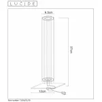 Настольная лампа декоративная Lucide Lionel 73506/01/30 Цвет арматуры черный Цвет плафонов черный от ImperiumLoft