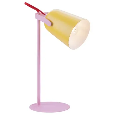 Настольная лампа декоративная Globo Tara 24811Y Цвет арматуры розовый Цвет плафонов желтый от ImperiumLoft