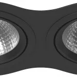 Встраиваемый светильник Lightstar Intero 111 i9270707 Цвет арматуры черный
