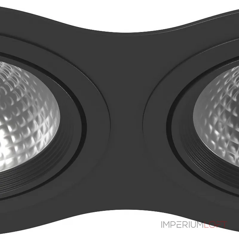 Встраиваемый светильник Lightstar Intero 111 i9270707 Цвет арматуры черный