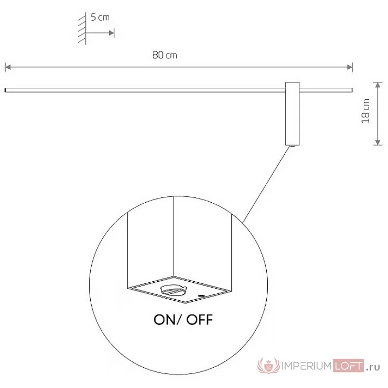 Бра Nowodvorski Motive Led L 10311 от ImperiumLoft