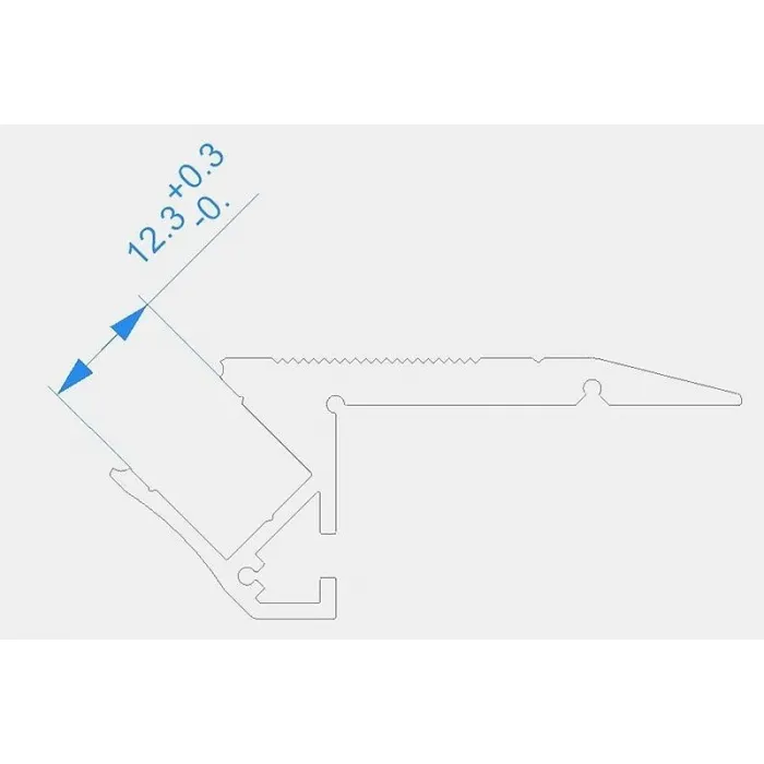 Профиль накладной  Deko-Light AL-01-10 970503 Цвет арматуры серебро от ImperiumLoft
