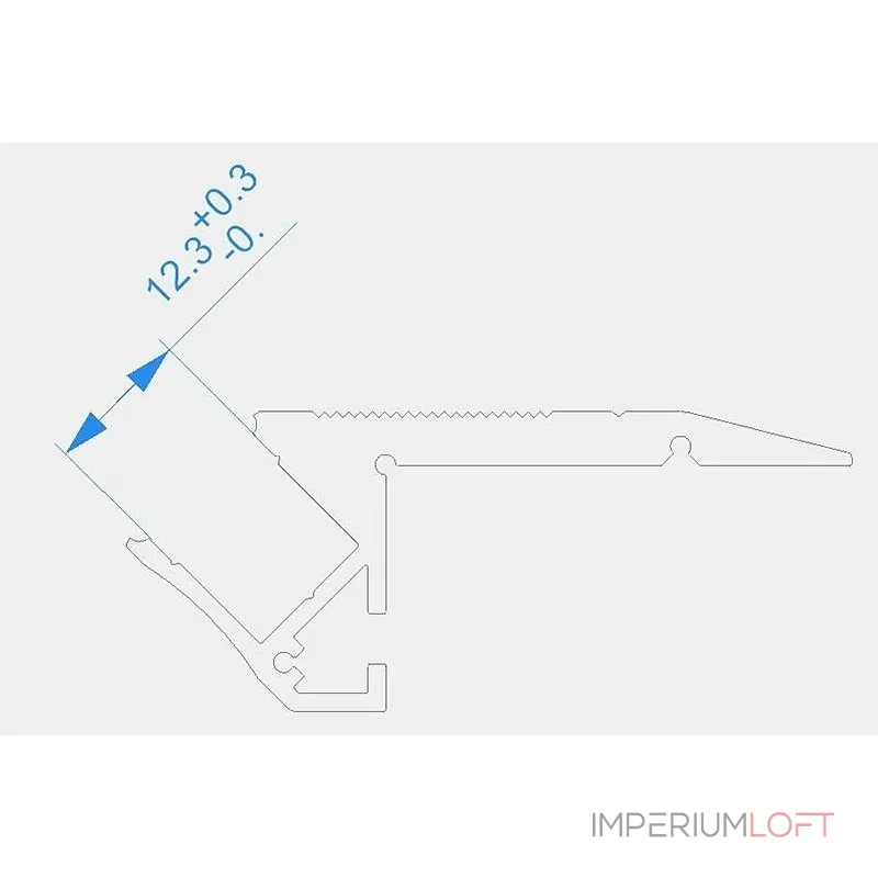 Профиль накладной Deko-Light AL-01-10 970503 Цвет арматуры серебро Профиль накладной Deko-Light AL-01-10 970503 Цвет арматуры серебро