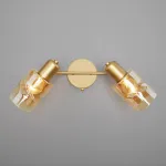Бра Eurosvet Ansa 20120/2 перламутровое золото Цвет плафонов янтарный Цвет арматуры золото