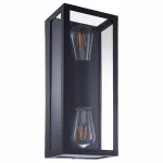 Накладной светильник Arte Lamp Belfast A4569AL-2BK Цвет плафонов прозрачный Цвет арматуры черный