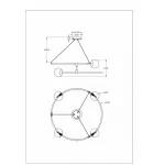 Подвесная люстра Maytoni MOD317PL-04G Подвесная люстра Maytoni MOD317PL-04G