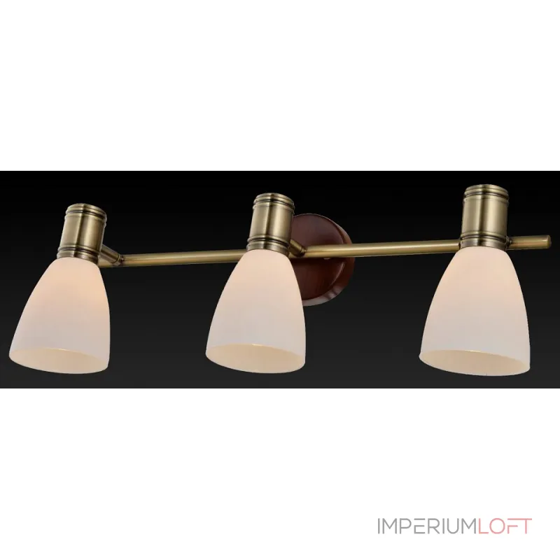 Спот TopLight Sharyl TL3720Y-03BB Цвет арматуры бронза Цвет плафонов белый
