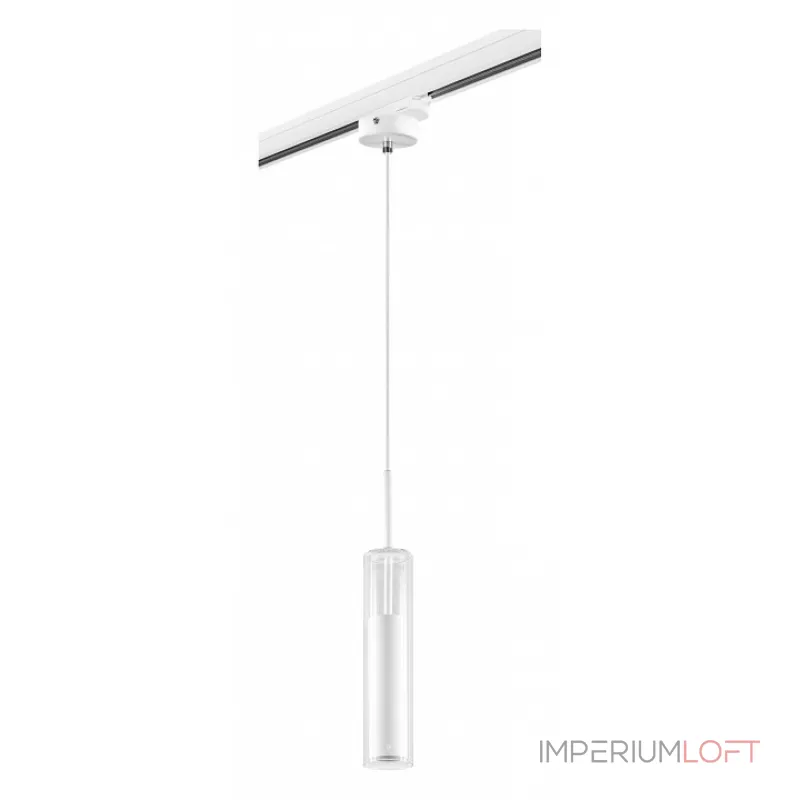 Переходник для трека Lightstar Barra 594006 Цвет арматуры белый Цвет плафонов прозрачный Переходник для трека Lightstar Barra 594006 Цвет арматуры белый Цвет плафонов прозрачный