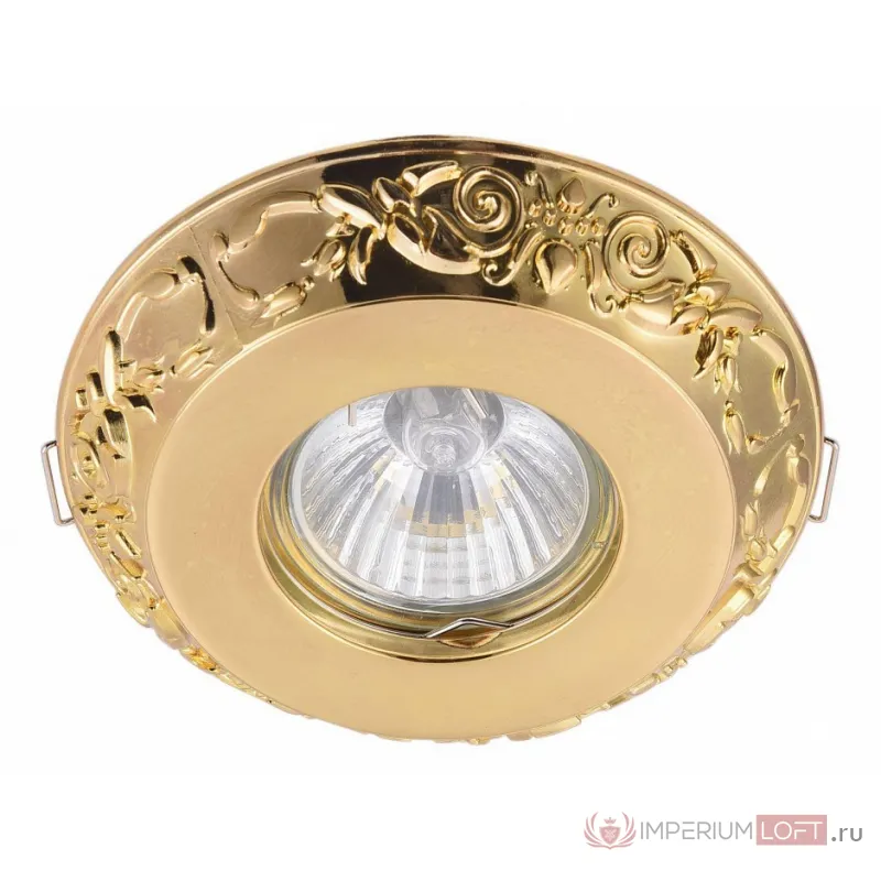 Встраиваемый светильник Maytoni Metal DL300-2-01-G Цвет арматуры золото от ImperiumLoft