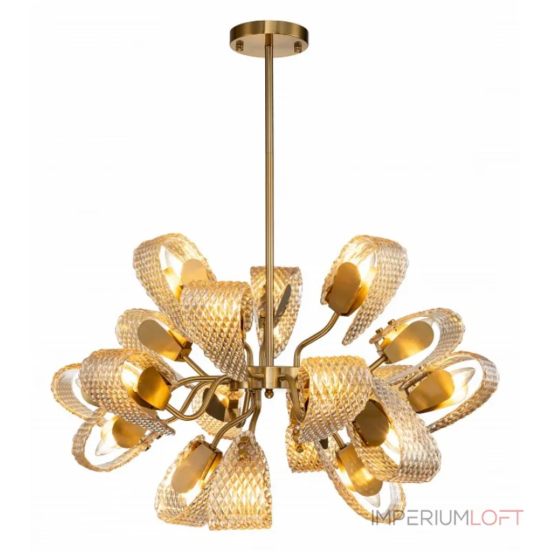 Люстра на штанге Indigo Fless 11033/18R Amber