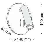 Бра Maytoni Ios 176 C176-WL-01-6W-B Цвет арматуры черный Цвет плафонов черный