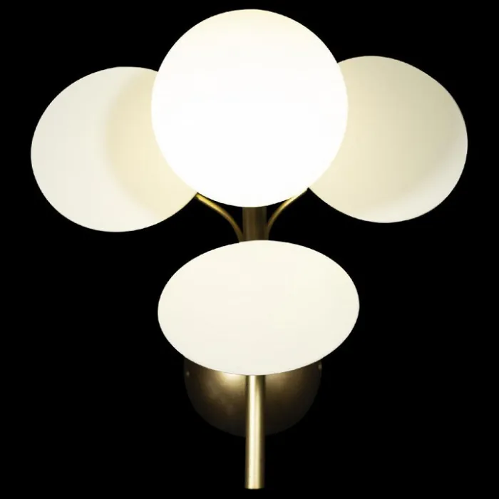 Бра Loft it Matisse 10008/1W white Цвет арматуры золото Цвет плафонов белый от ImperiumLoft