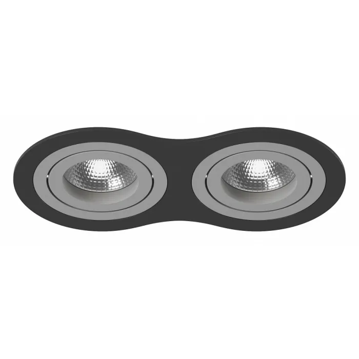 Встраиваемый светильник Lightstar Intero 16 double round i6270909 Цвет арматуры разноцветный Цвет плафонов хром от ImperiumLoft