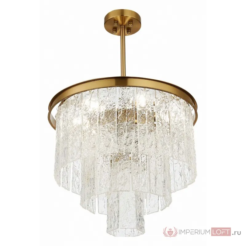 Люстра на штанге ST-Luce Corsia SL1230.302.06 Цвет арматуры Желтый Цвет плафонов Неокрашенный от ImperiumLoft