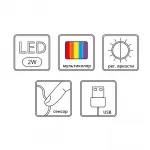 Настольная лампа-ночник Arte Lamp Tilly A7372LT-1WH Цвет арматуры белый от ImperiumLoft